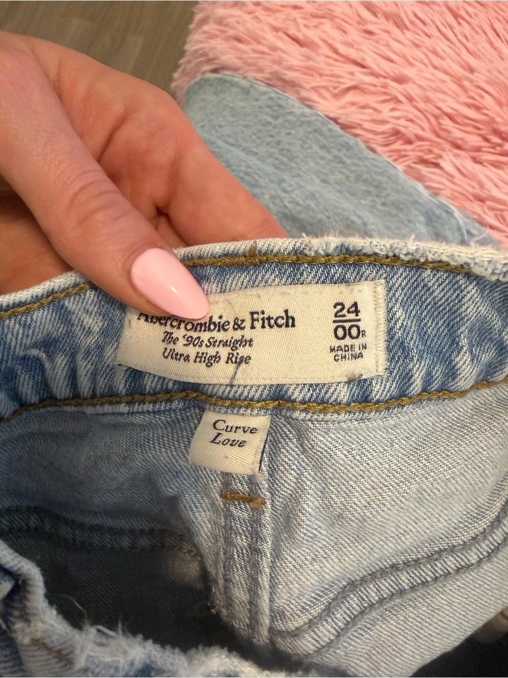 Abercrombie high rise jeans 24 00 R light blue